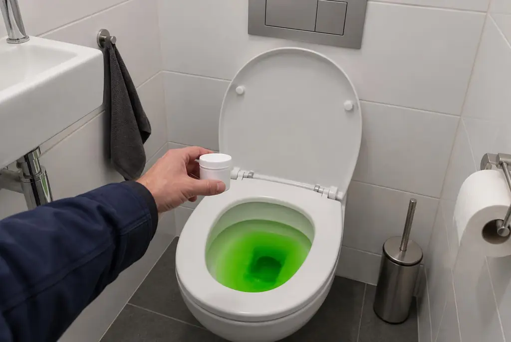 Lekdetectie Dieren – kleurstoftest bij een lekkend toilet